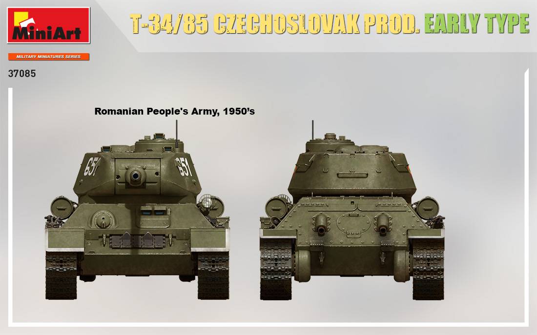 T-34/85 CZECHOSLOVAK PROD. EARLY TYPE – Image 8