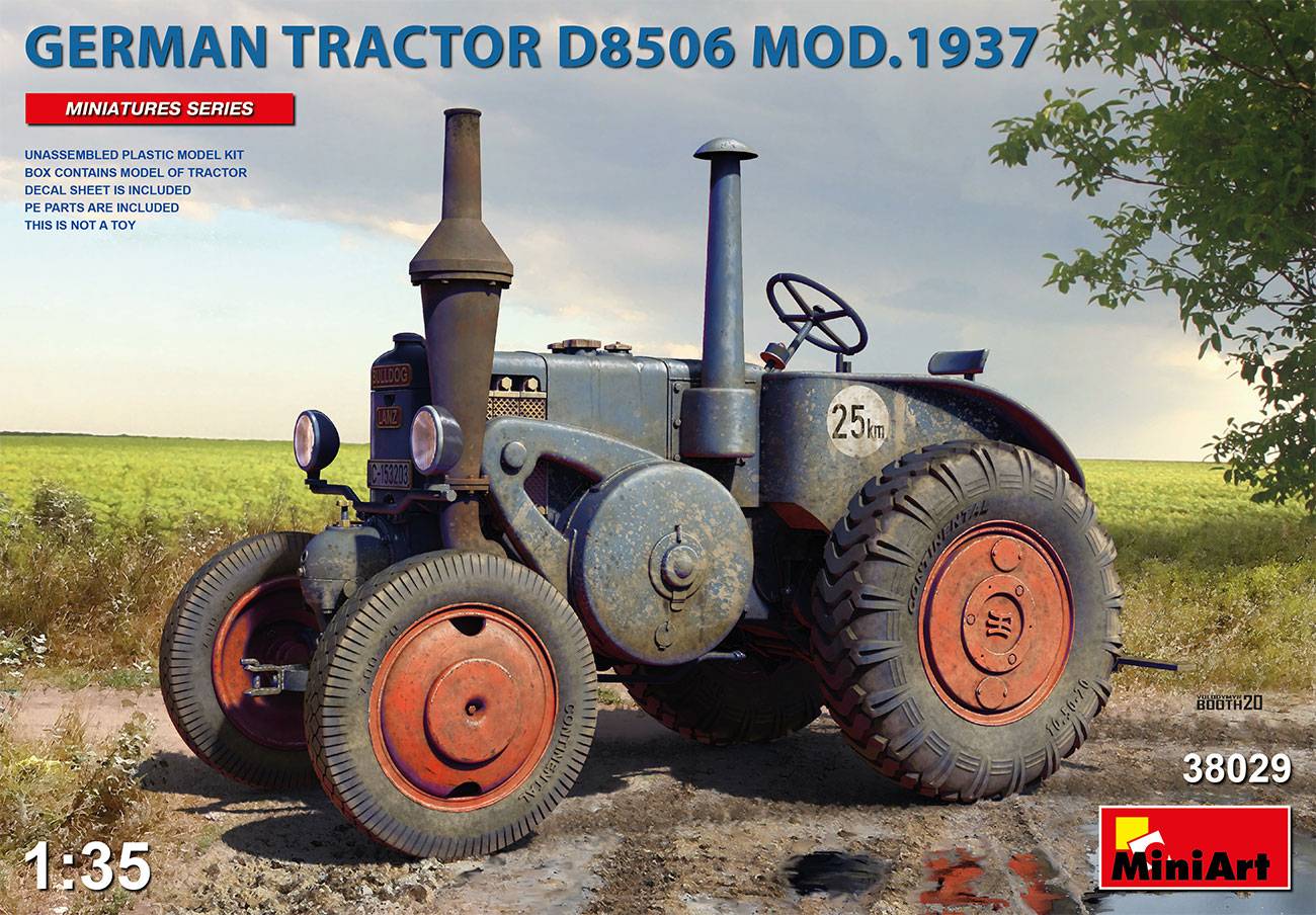GERMAN TRACTOR D8506 MOD. 1937