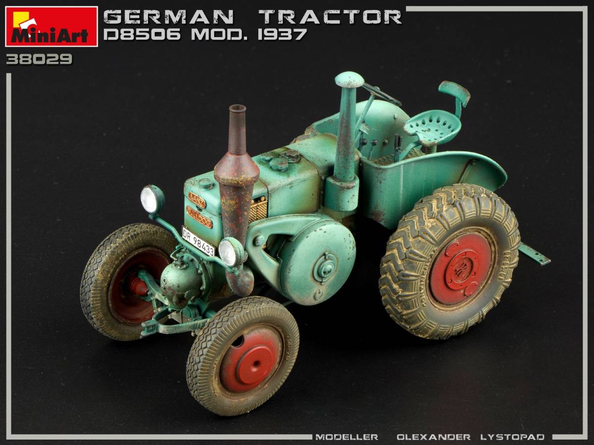 GERMAN TRACTOR D8506 MOD. 1937 – Image 4