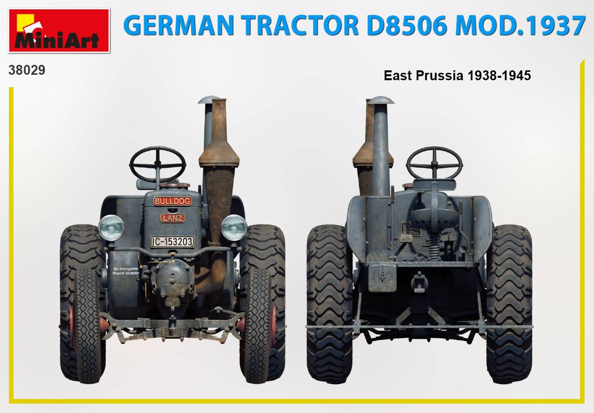 GERMAN TRACTOR D8506 MOD. 1937 – Image 9