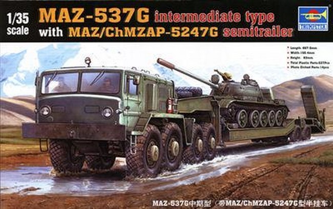 MAZ-537G intermédiate type with MAZ/chMZASP-5247G semitrailer