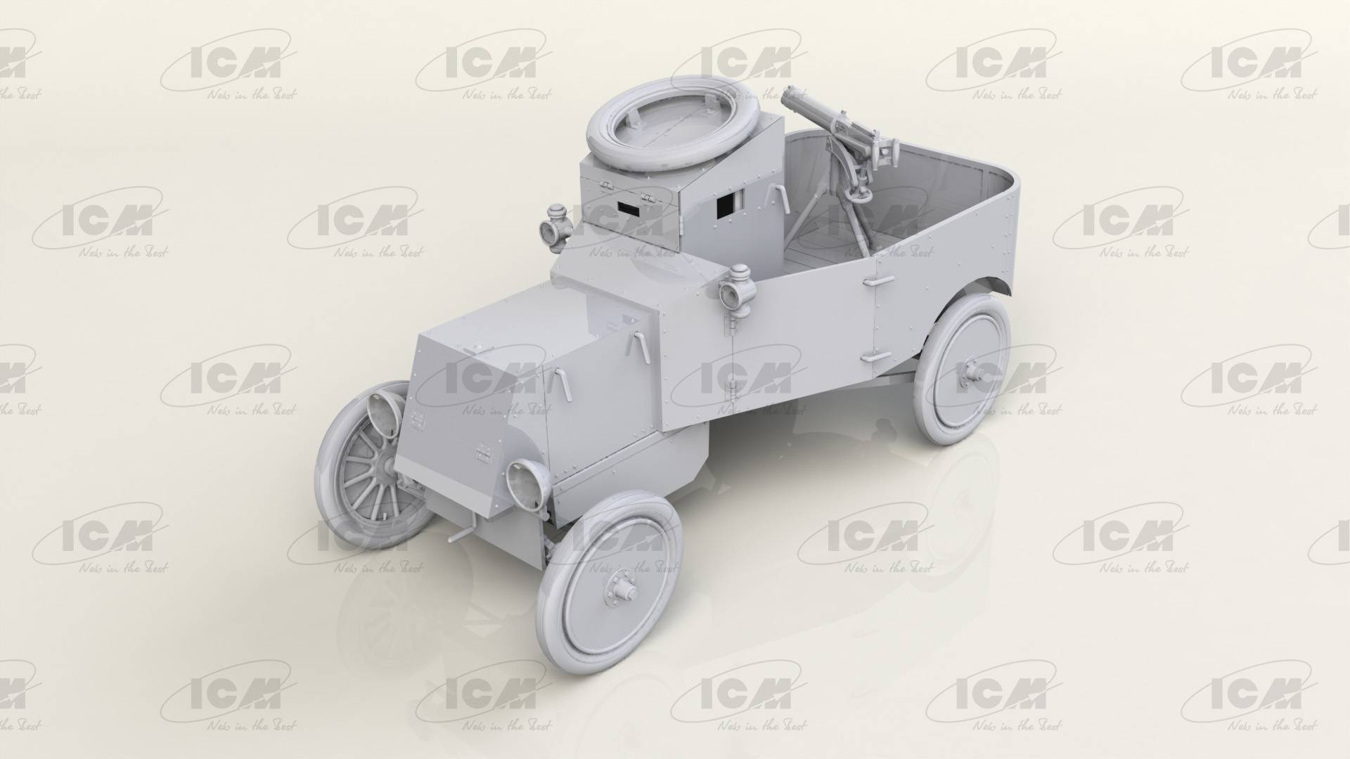 Model T RNAS Armoured Car with WWI British Tank Crew – Image 5