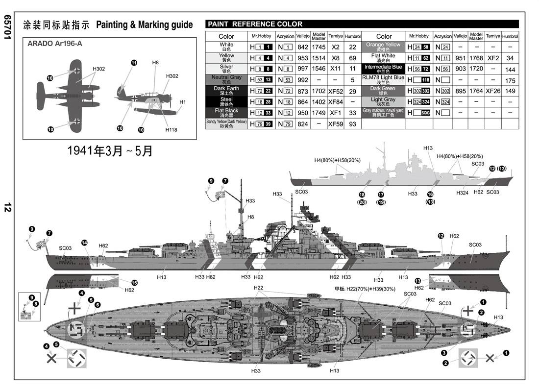 Top Grade German Bismarck Battleship – Image 5