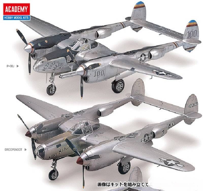 P-38 P-38J, Droopsnoot, P-38L, F-5E – Image 3