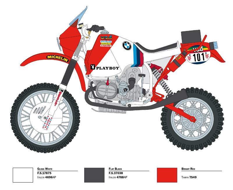 B.M.W. R80 G/S 1000 Paris Dakar 1985 – Image 4