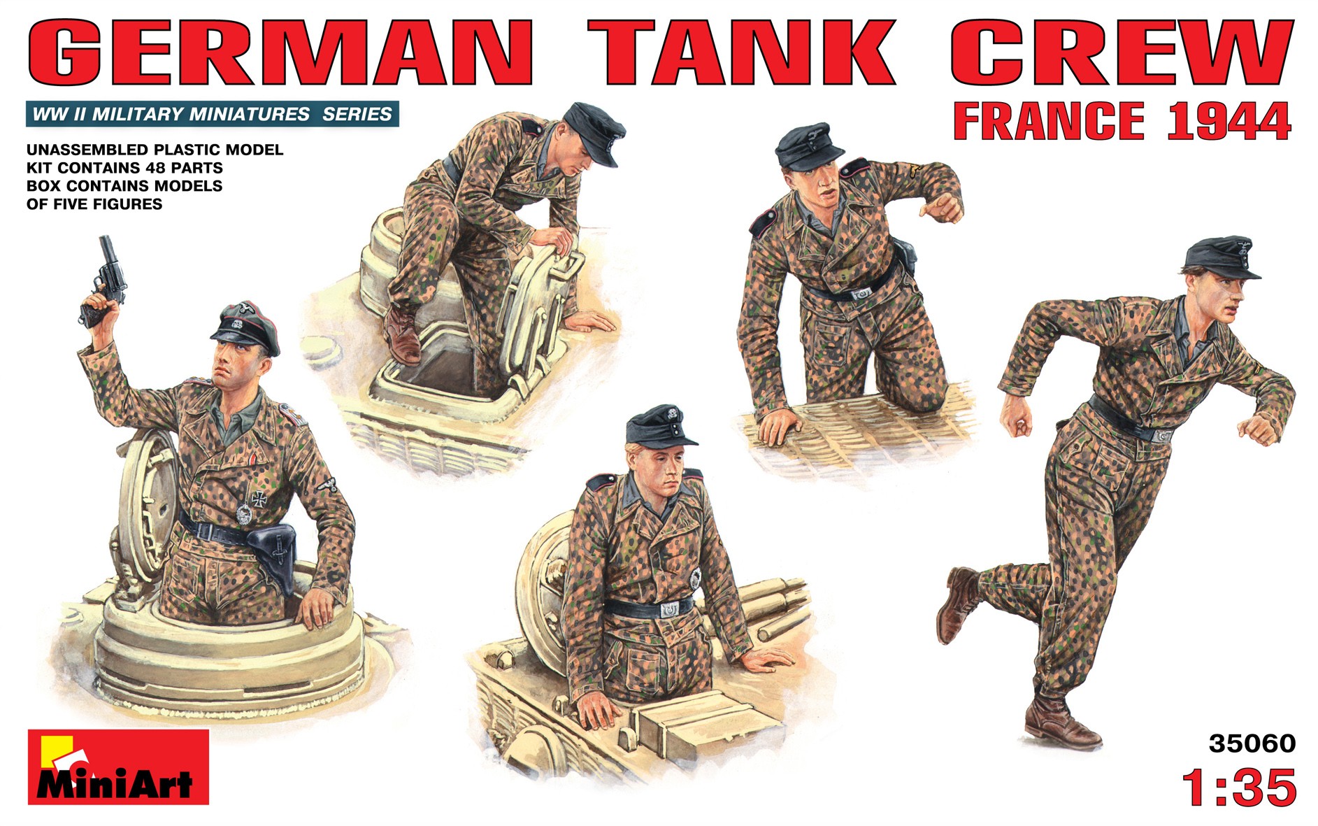 GERMAN TANK CREW (FRANCE 1944)