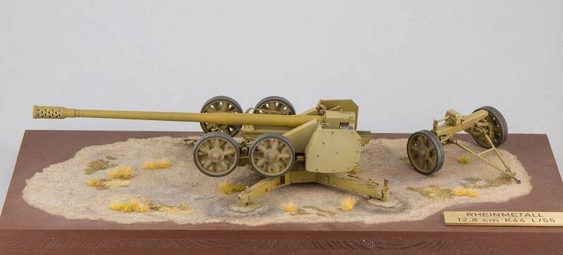 German Rheinmetall 12.8cm K44 L/55 – Image 2
