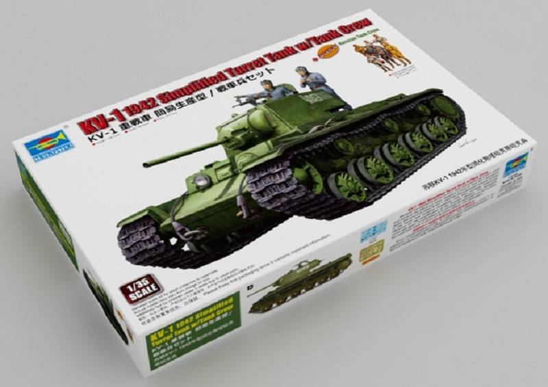 KV-1 1942 Simplified Turret Tank w/Tank Crew