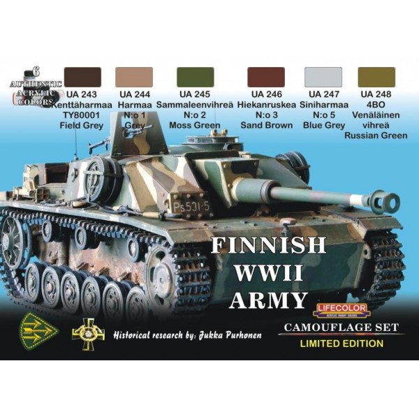 CAMOUFLAGE SET FINNISH WWII TANKS