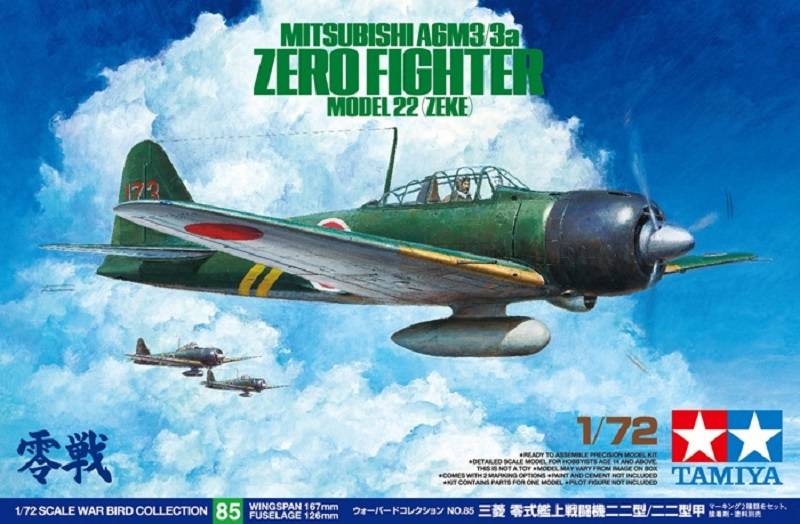 Mitsubishi A6M3/3a Zero Fighter Model 22 (Zeke)