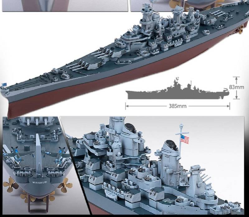 USS Missouri BB-63 Multi-Color Parts – Image 6