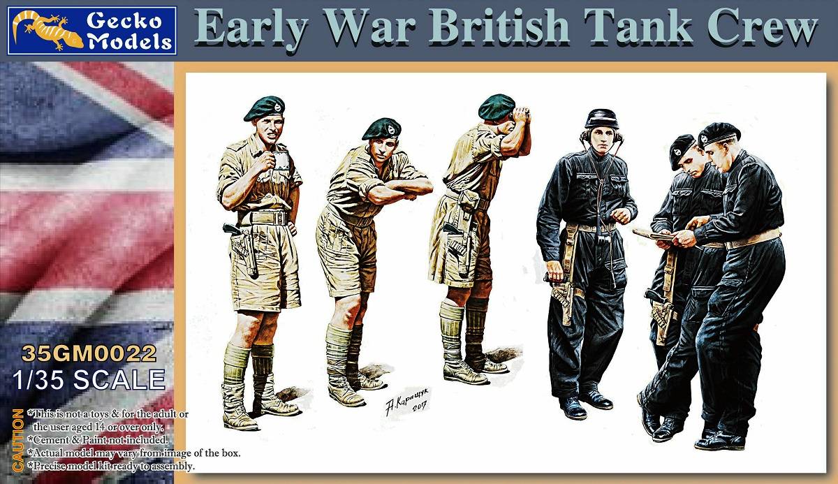 Early War British Tank Crew (Set of 6)