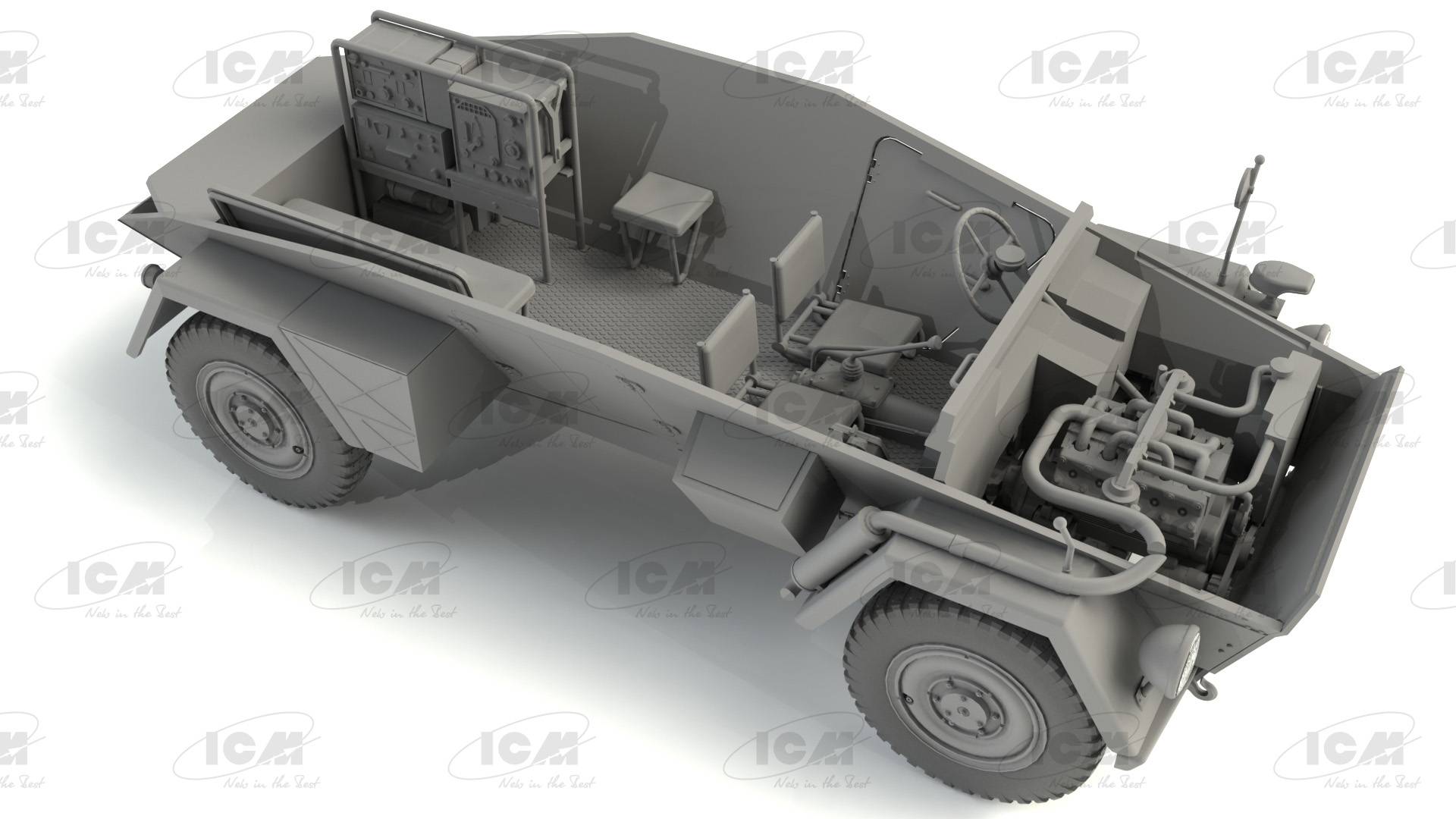 Sd.Kfz. 247 Ausf.B, German Command Armoured Vehicle – Image 2