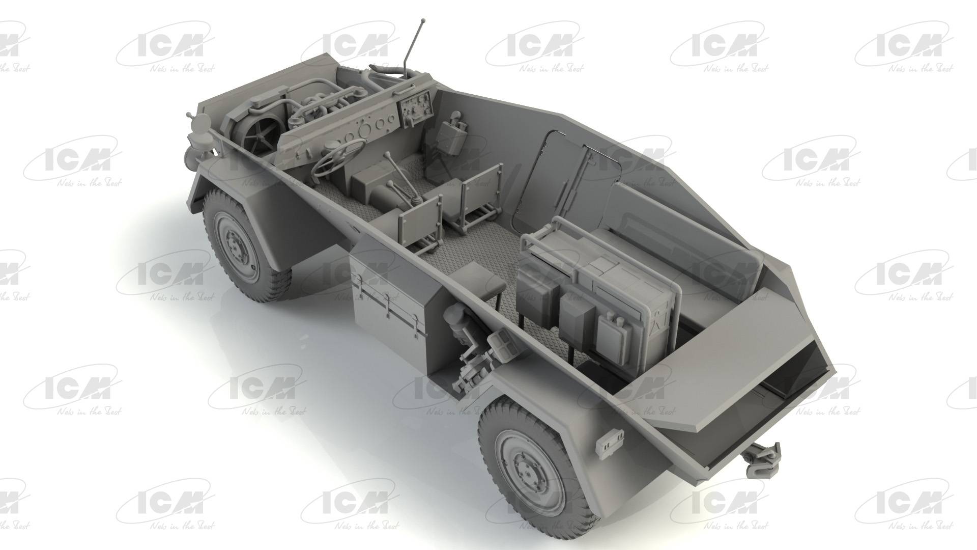 Sd.Kfz. 247 Ausf.B, German Command Armoured Vehicle – Image 7