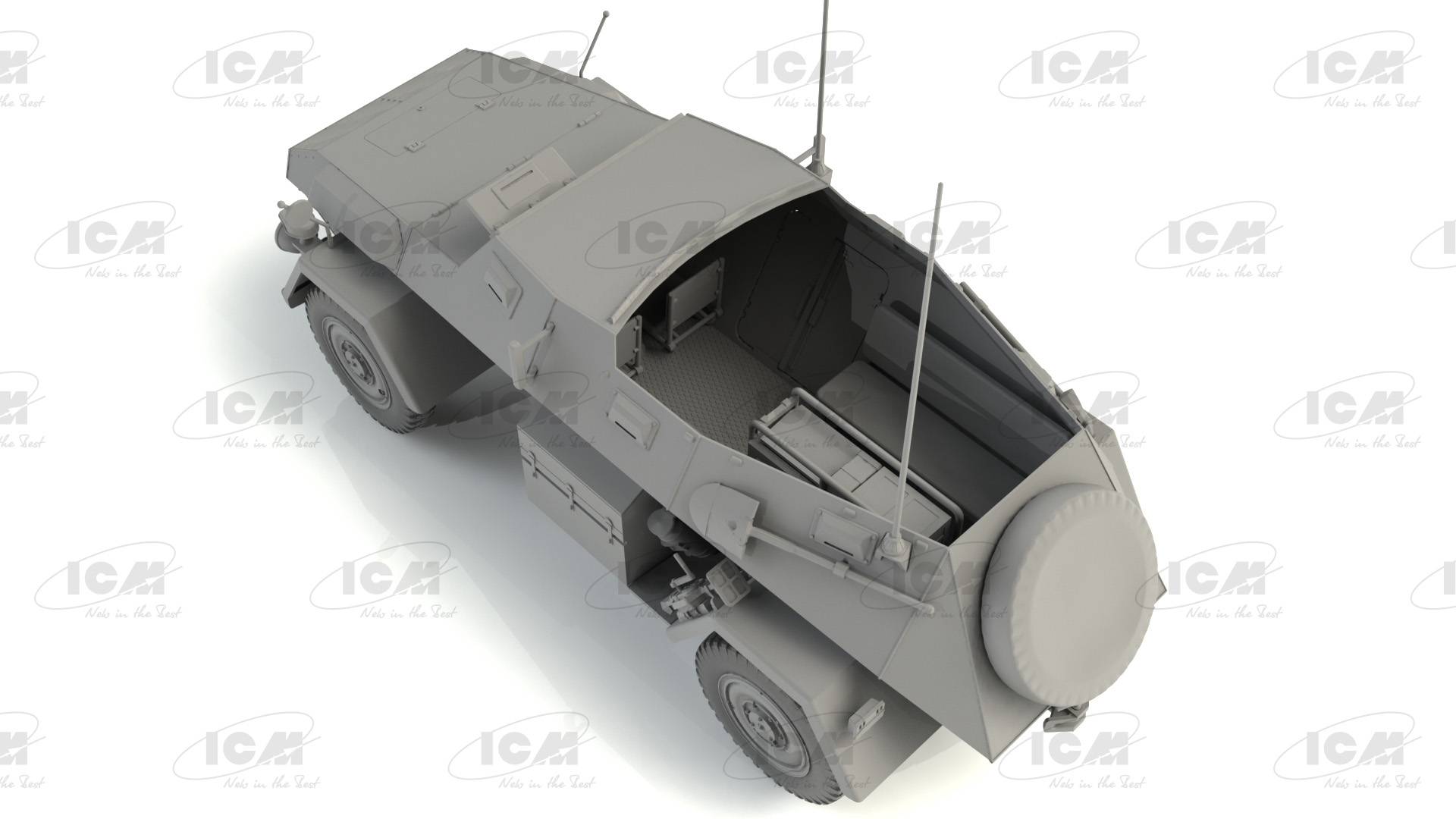 Sd.Kfz. 247 Ausf.B, German Command Armoured Vehicle – Image 3