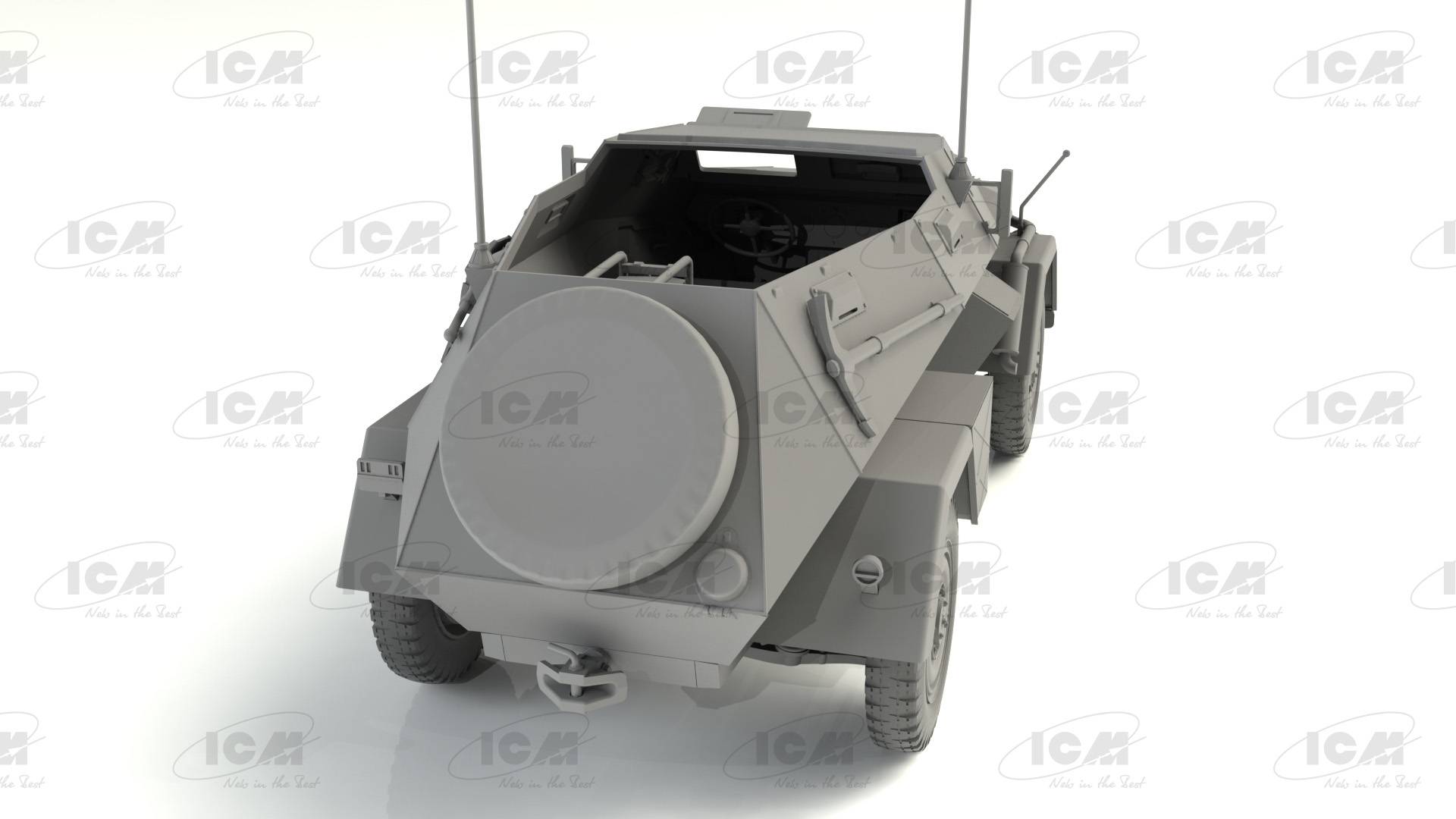 Sd.Kfz. 247 Ausf.B, German Command Armoured Vehicle – Image 4