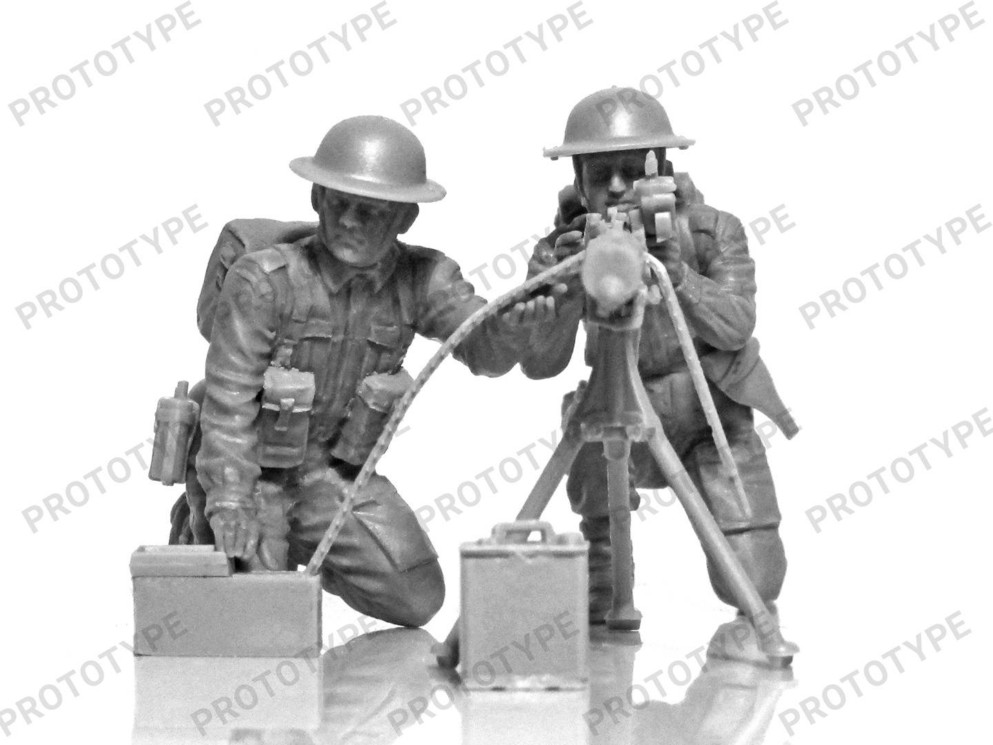 WWII British Vickers MG Crew – Image 2