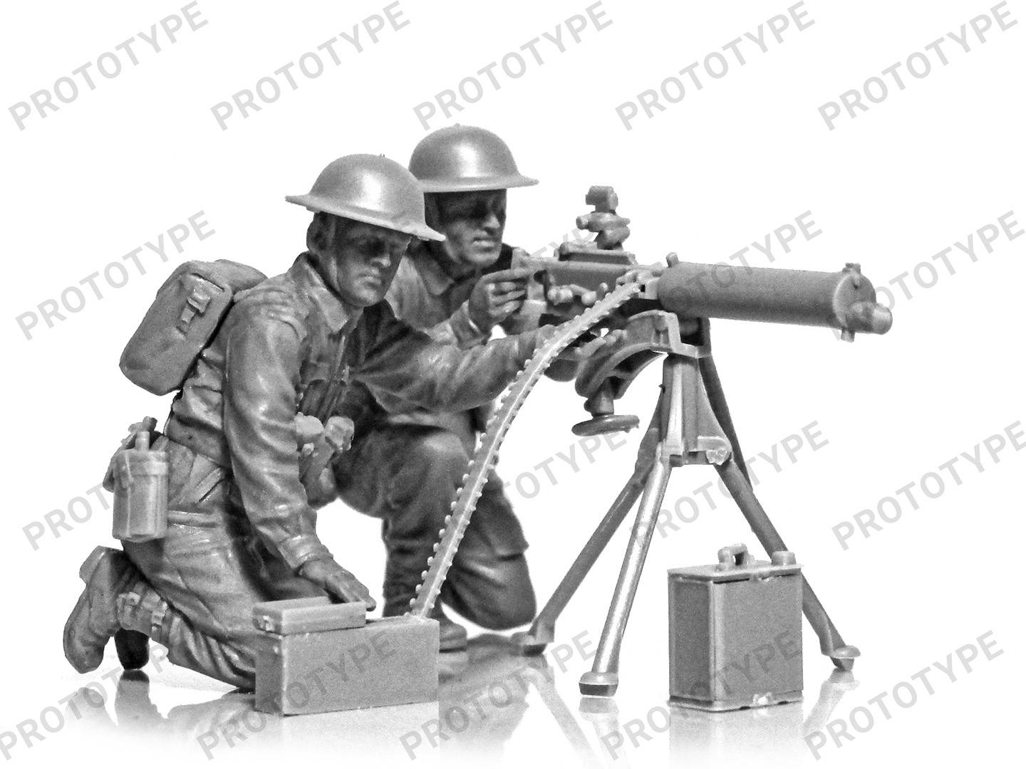 WWII British Vickers MG Crew – Image 4