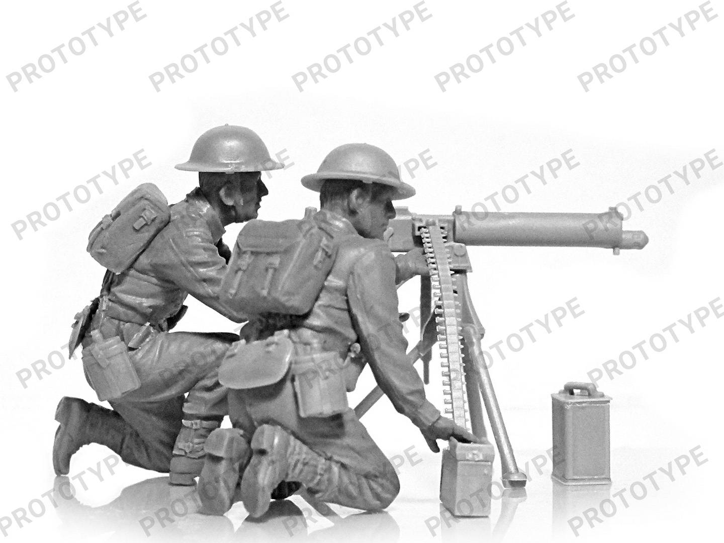 WWII British Vickers MG Crew – Image 5