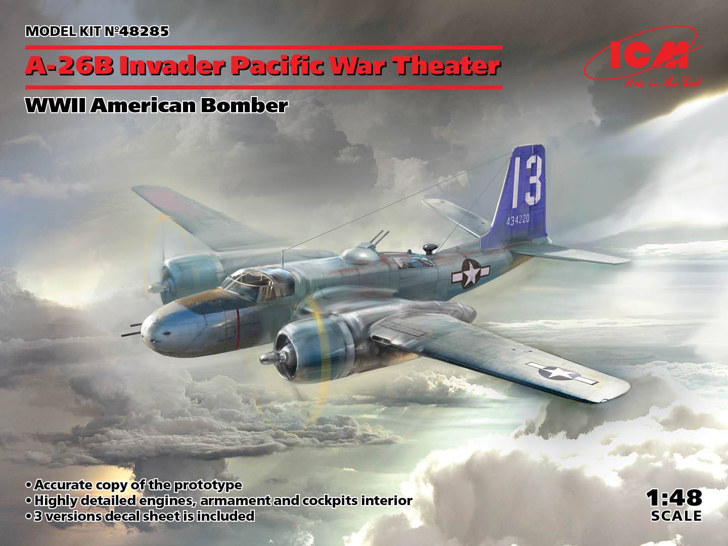 A-26В Invader Pacific War Theater WWII American Bomber