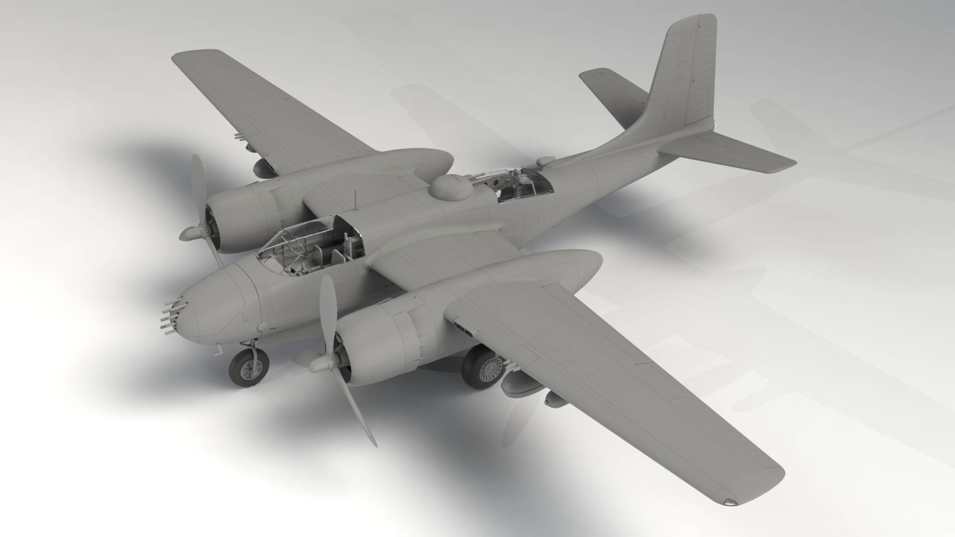 A-26В Invader Pacific War Theater WWII American Bomber – Image 2