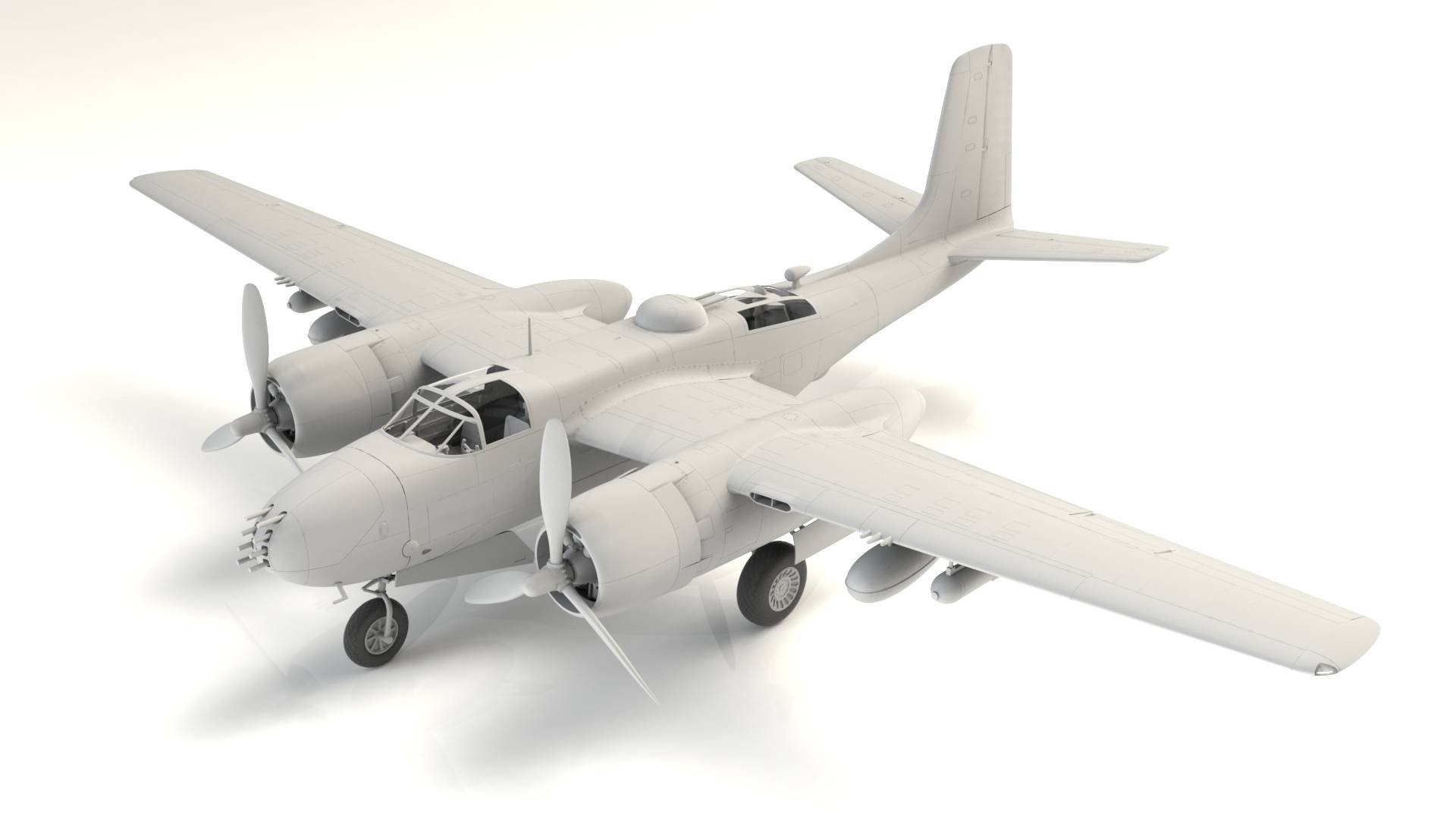 A-26В Invader Pacific War Theater WWII American Bomber – Image 11