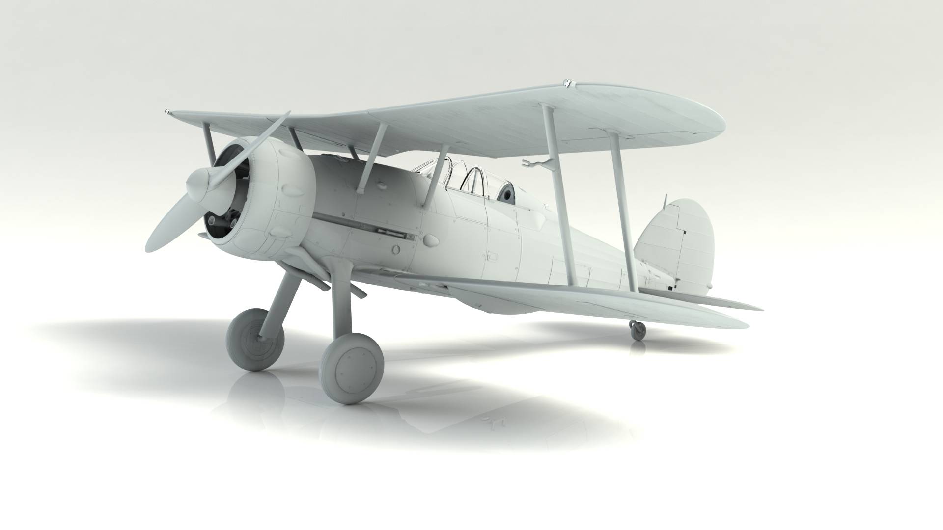 Gloster Gladiator Mk.I with British Pilots in Tropical Uniform – Image 2