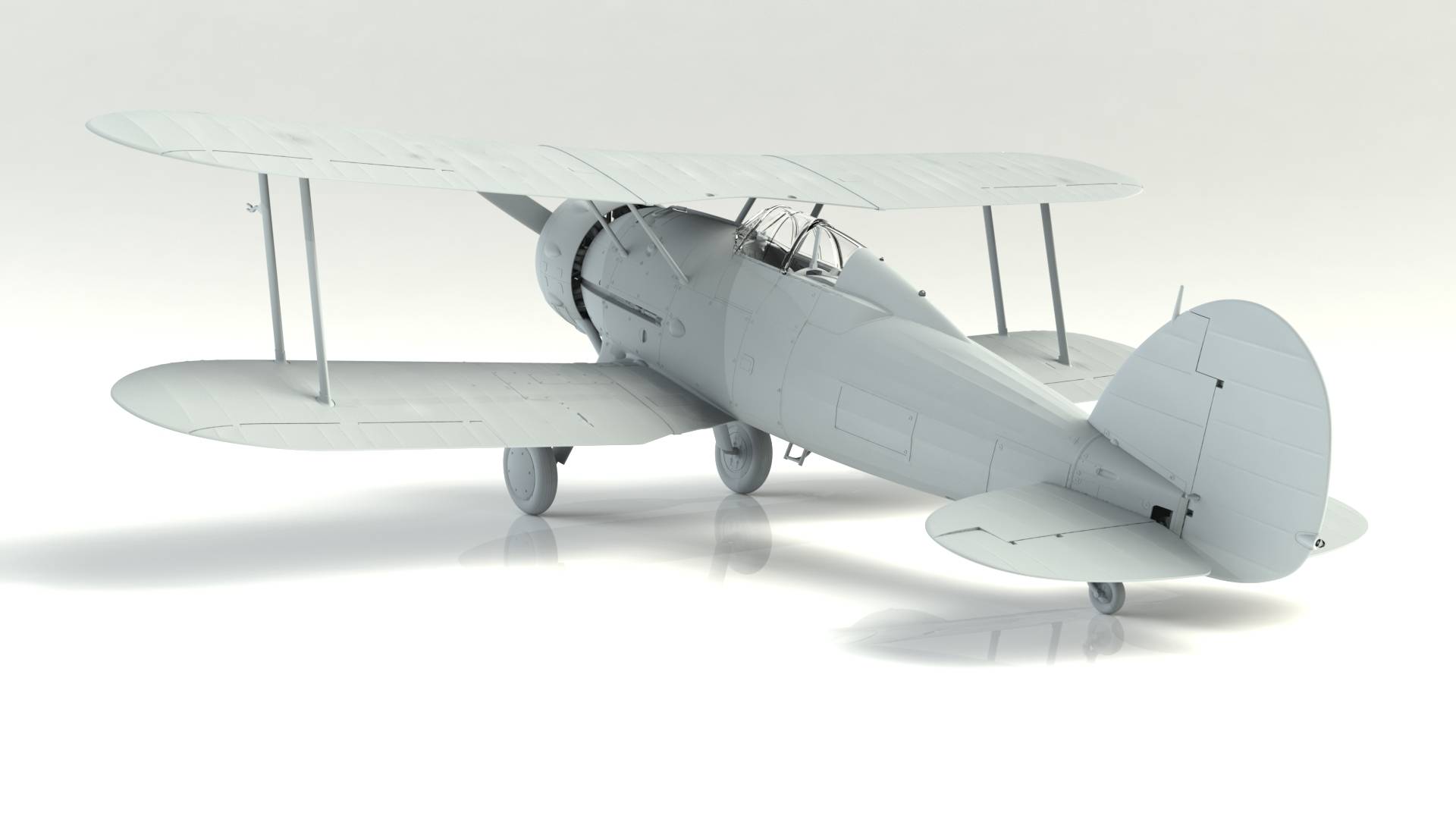 Gloster Gladiator Mk.I with British Pilots in Tropical Uniform – Image 3