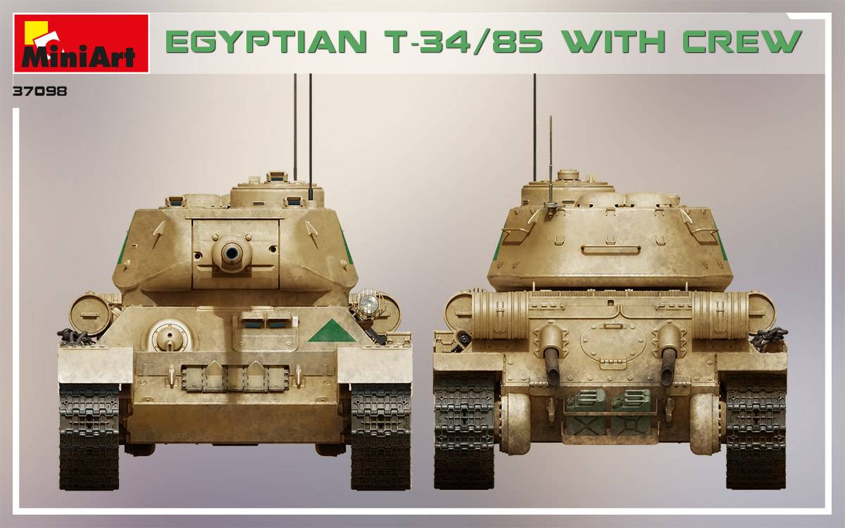 EGYPTIAN T-34/85 WITH CREW – Image 5