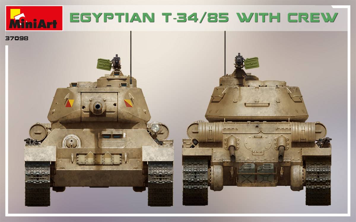 EGYPTIAN T-34/85 WITH CREW – Image 9
