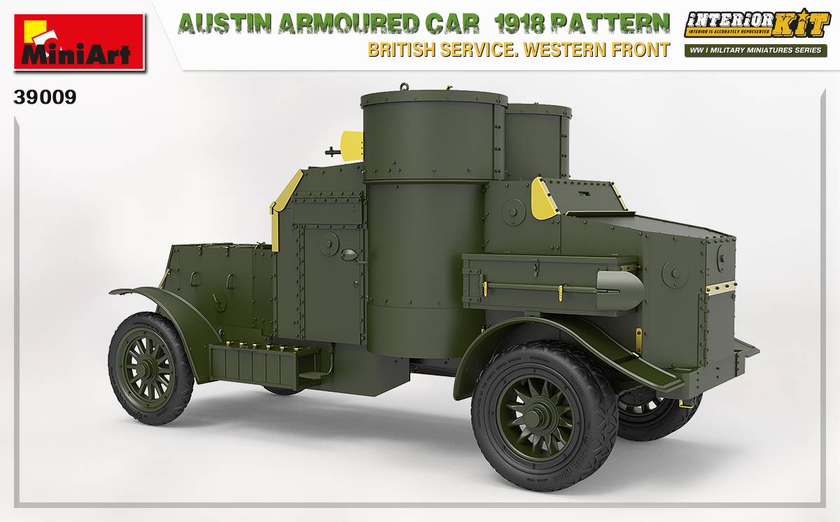 AUSTIN ARMOURED CAR 1918 PATTERN. BRITISH SERVICE. WESTERN FRONT. INTERIOR KIT – Image 4
