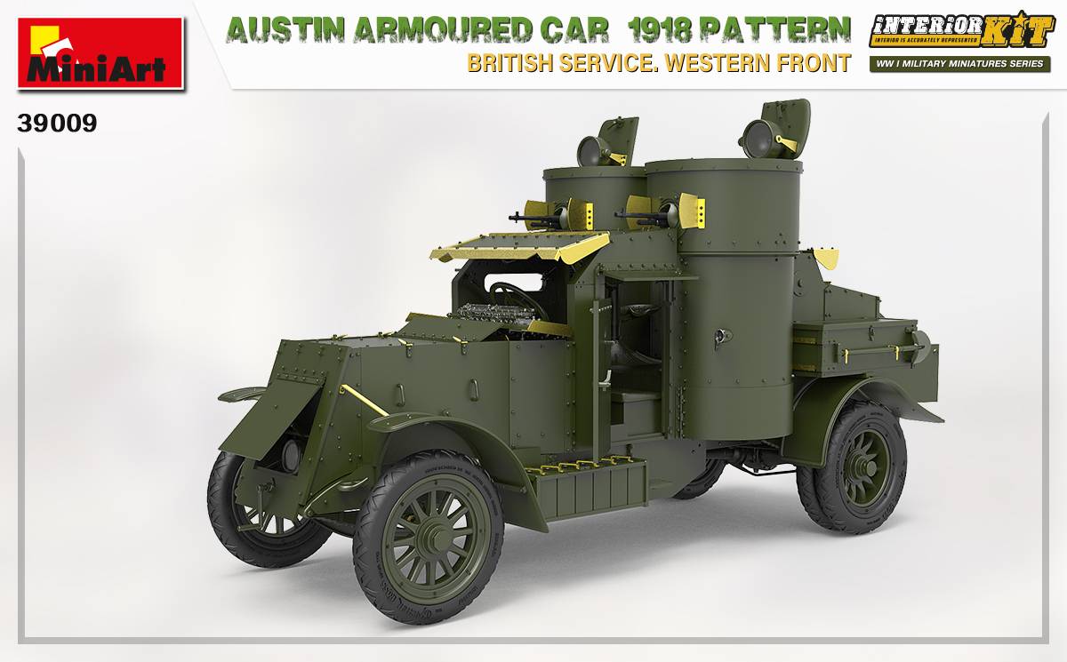 AUSTIN ARMOURED CAR 1918 PATTERN. BRITISH SERVICE. WESTERN FRONT. INTERIOR KIT – Image 5