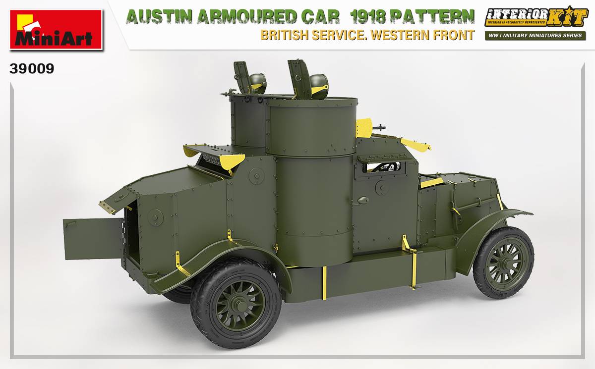 AUSTIN ARMOURED CAR 1918 PATTERN. BRITISH SERVICE. WESTERN FRONT. INTERIOR KIT – Image 6