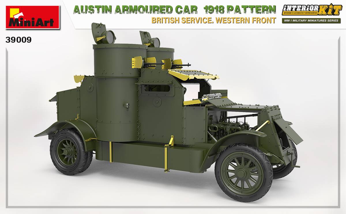 AUSTIN ARMOURED CAR 1918 PATTERN. BRITISH SERVICE. WESTERN FRONT. INTERIOR KIT – Image 7