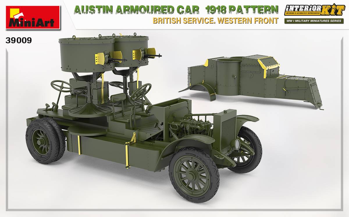 AUSTIN ARMOURED CAR 1918 PATTERN. BRITISH SERVICE. WESTERN FRONT. INTERIOR KIT – Image 8