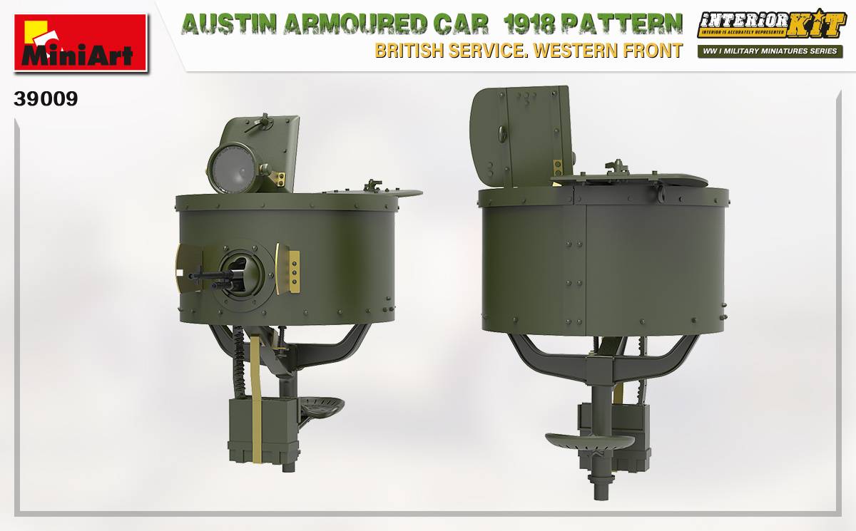 AUSTIN ARMOURED CAR 1918 PATTERN. BRITISH SERVICE. WESTERN FRONT. INTERIOR KIT – Image 11
