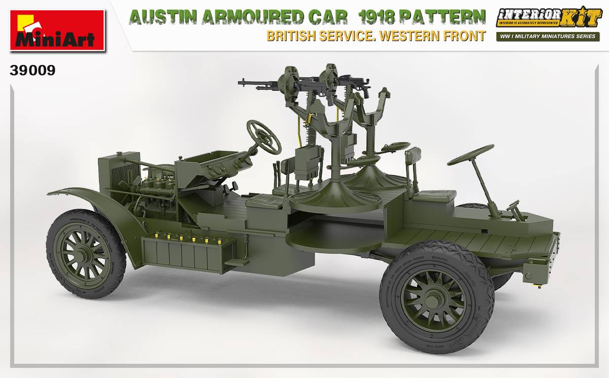 AUSTIN ARMOURED CAR 1918 PATTERN. BRITISH SERVICE. WESTERN FRONT. INTERIOR KIT – Image 12