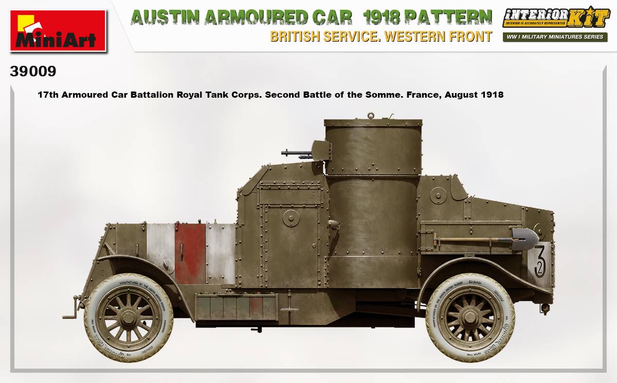 AUSTIN ARMOURED CAR 1918 PATTERN. BRITISH SERVICE. WESTERN FRONT. INTERIOR KIT – Image 13