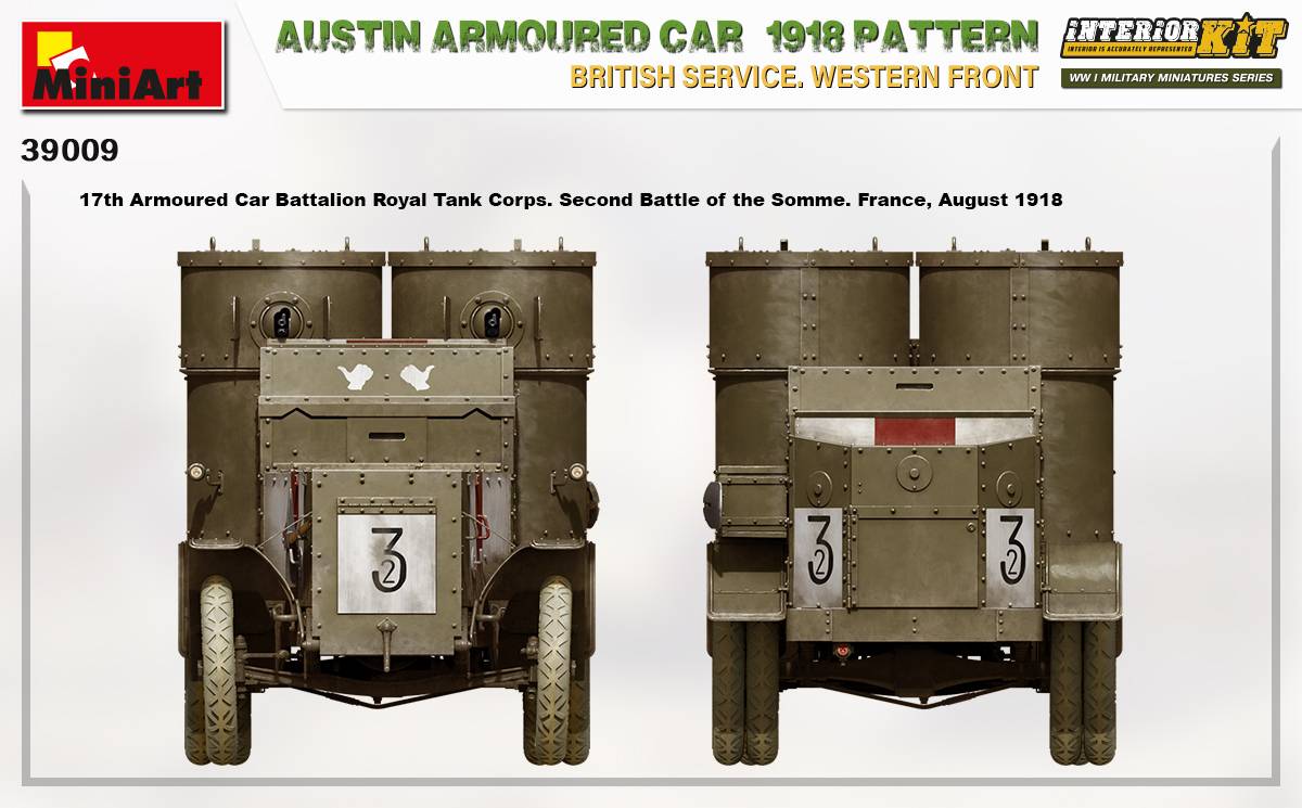 AUSTIN ARMOURED CAR 1918 PATTERN. BRITISH SERVICE. WESTERN FRONT. INTERIOR KIT – Image 14