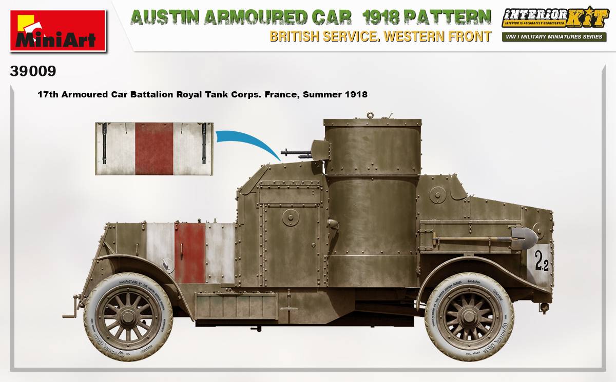 AUSTIN ARMOURED CAR 1918 PATTERN. BRITISH SERVICE. WESTERN FRONT. INTERIOR KIT – Image 15