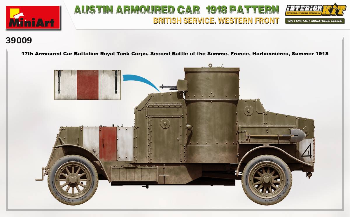 AUSTIN ARMOURED CAR 1918 PATTERN. BRITISH SERVICE. WESTERN FRONT. INTERIOR KIT – Image 17
