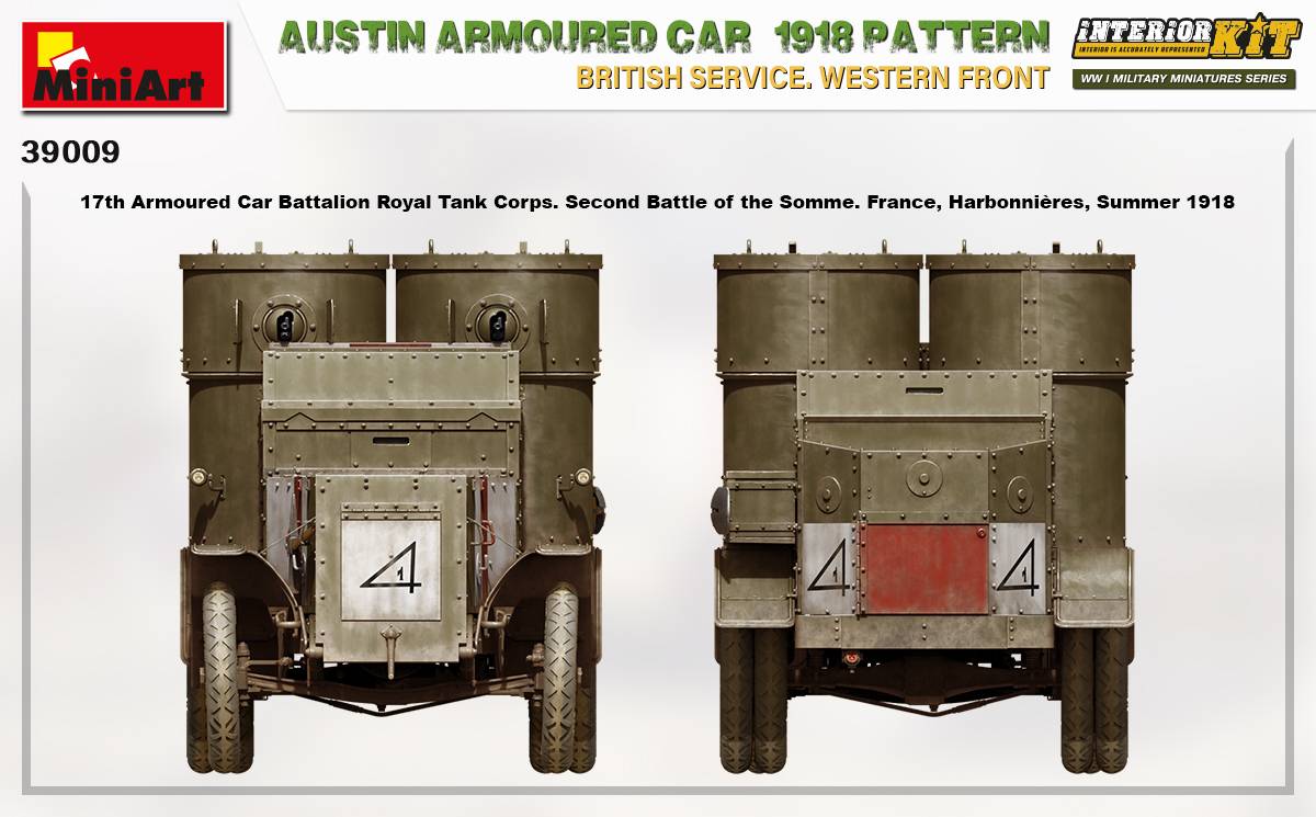 AUSTIN ARMOURED CAR 1918 PATTERN. BRITISH SERVICE. WESTERN FRONT. INTERIOR KIT – Image 18