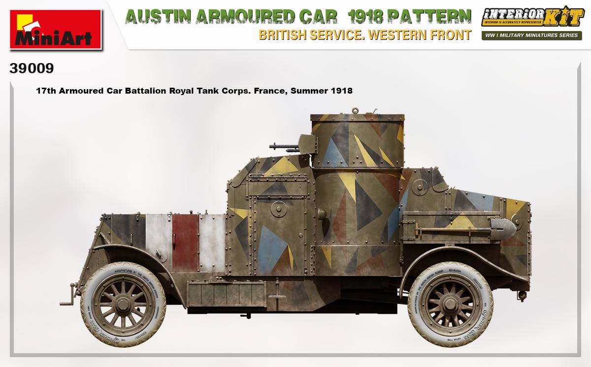 AUSTIN ARMOURED CAR 1918 PATTERN. BRITISH SERVICE. WESTERN FRONT. INTERIOR KIT – Image 19