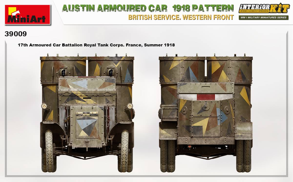 AUSTIN ARMOURED CAR 1918 PATTERN. BRITISH SERVICE. WESTERN FRONT. INTERIOR KIT – Image 20