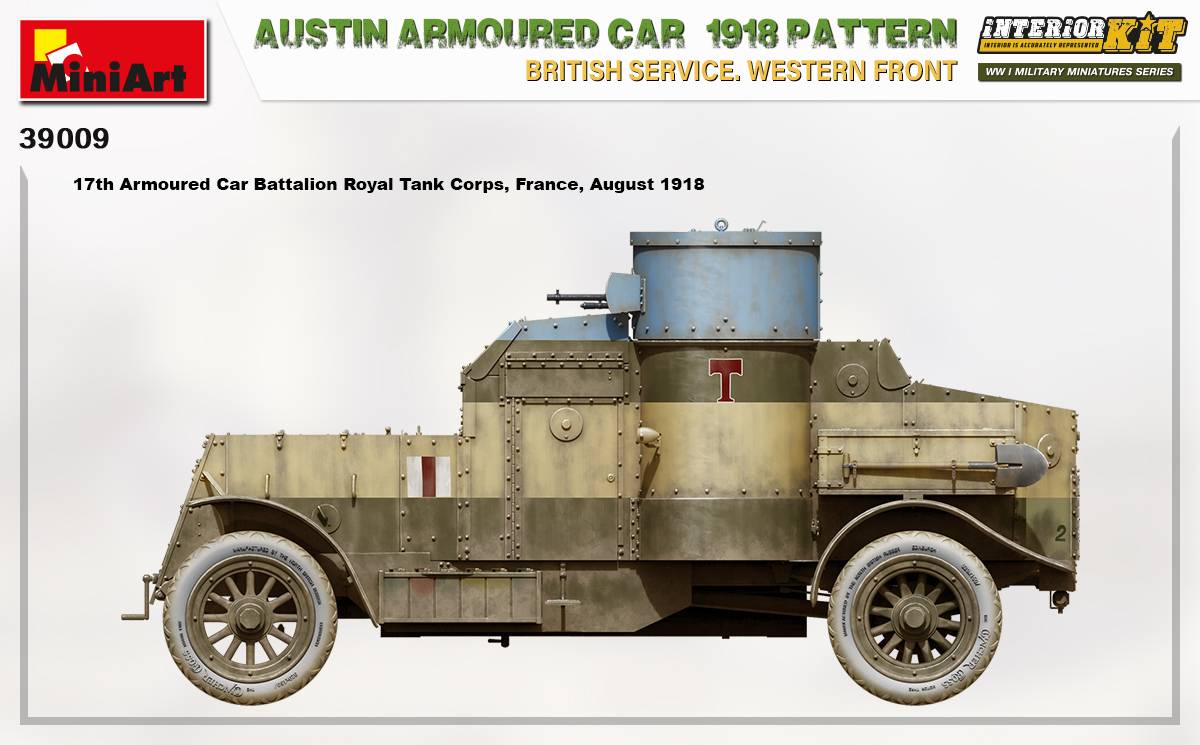 AUSTIN ARMOURED CAR 1918 PATTERN. BRITISH SERVICE. WESTERN FRONT. INTERIOR KIT – Image 21