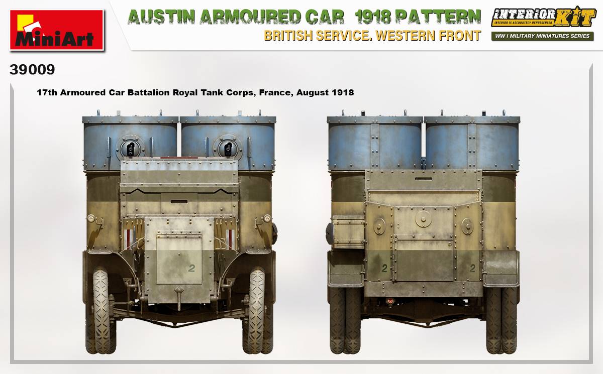 AUSTIN ARMOURED CAR 1918 PATTERN. BRITISH SERVICE. WESTERN FRONT. INTERIOR KIT – Image 22