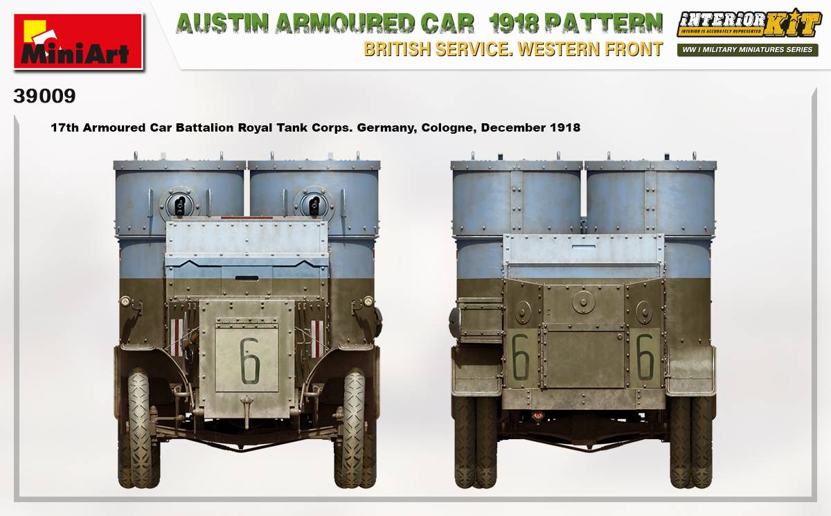 AUSTIN ARMOURED CAR 1918 PATTERN. BRITISH SERVICE. WESTERN FRONT. INTERIOR KIT – Image 24