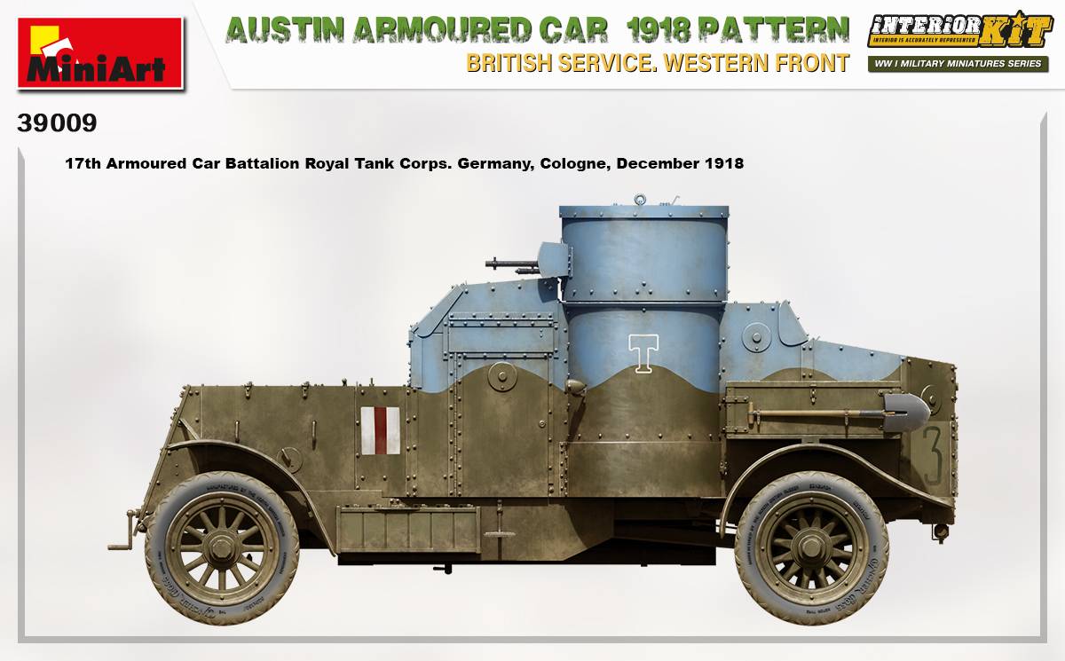 AUSTIN ARMOURED CAR 1918 PATTERN. BRITISH SERVICE. WESTERN FRONT. INTERIOR KIT – Image 25