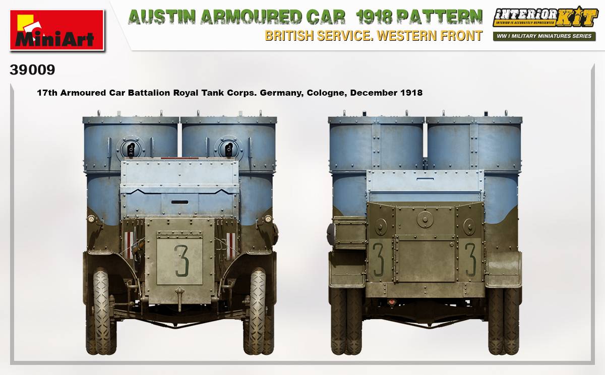 AUSTIN ARMOURED CAR 1918 PATTERN. BRITISH SERVICE. WESTERN FRONT. INTERIOR KIT – Image 26