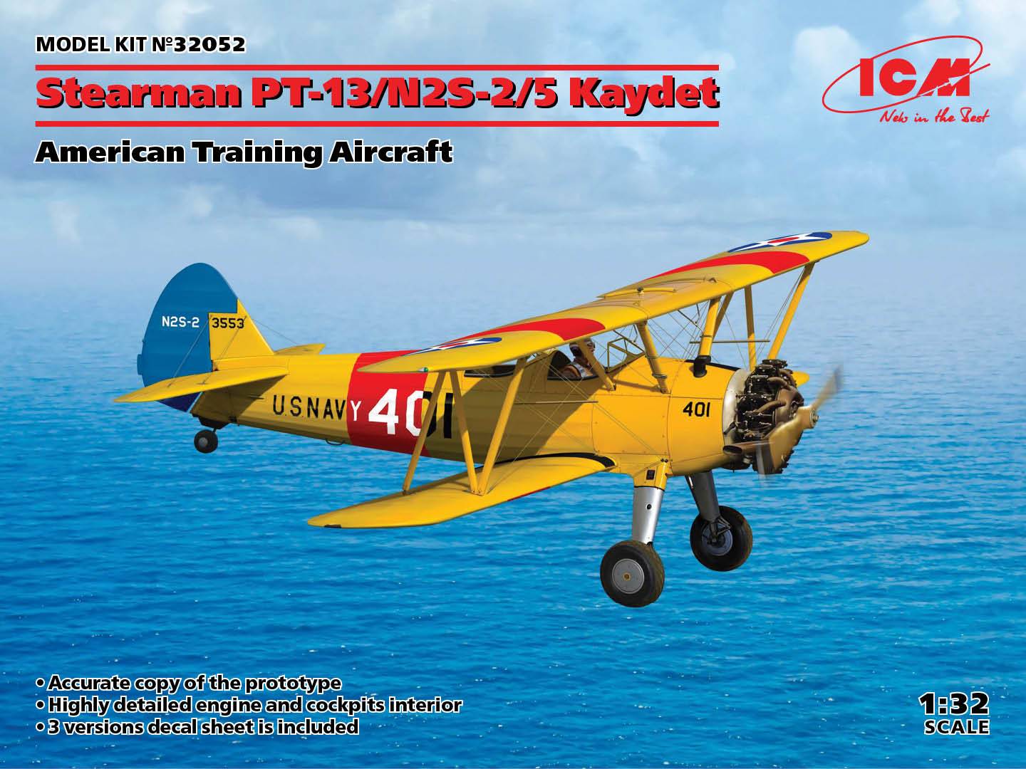 Stearman PT-13/N2S-2/5 Kaydet American Training Aircraft
